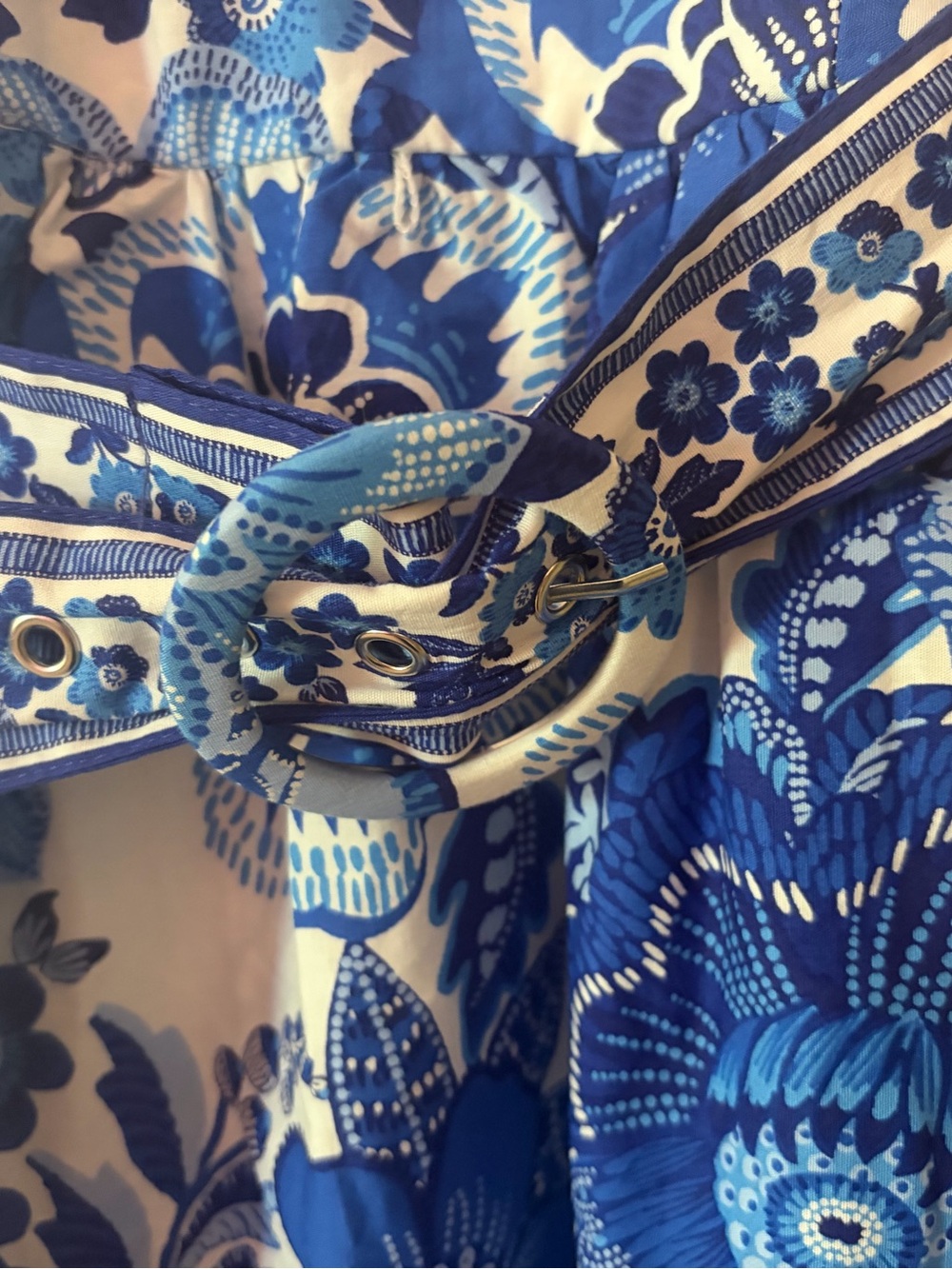 Joie White and Blue Floral Mini Sundress - Picture 9 of 9